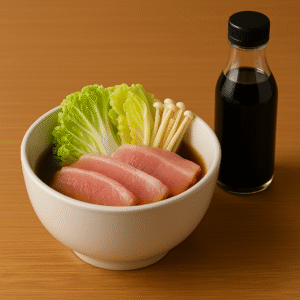 1.น้ำซุปดำ (พรี่เมี่ยม) Black Shabu Soup (premium)